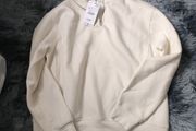 Zara new with tags, women blouse, colour light cream, size M