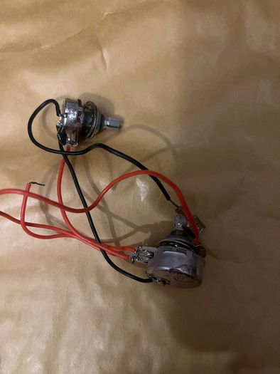 Electric Guitar acoustic various parts fender Stratocaster telecaster squier Ibanez esp Gibson  Jackson emg active cable Potentiometer A 500 K B 500 K volume tone switch socket 2 way mini toggle switch craft input jack neck plate nut saddle tuners machine