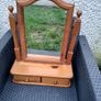Beautiful Pine Mirror, 2 Draws Image 2