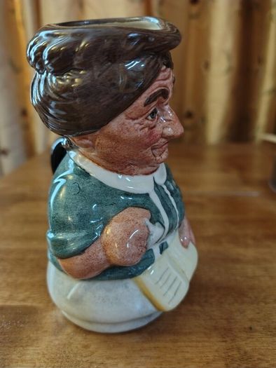 Royal Doulton Doultonville Toby Jug. Mrs Loan