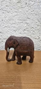 Beautiful Hand-Carved Wooden Elephant