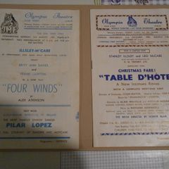 2 Olympia Theatre Programmes.