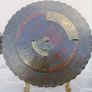 Vintage Perpetual Calendar 75 Years- Round Brass Desktop Dial with Stand Image 7