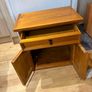 Rustic solid pine bedside cabinet Image 3