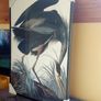 NEW 2 Large Format Framed Bird Artworks Image 2