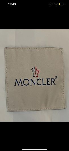 MONCLER Rukbat Logo-jacquard Hooded Windbreaker White Jacket Size 4 (XL)