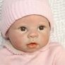 Soft Silicone Vinyl Reborn Dolls Baby Girl 22 inch 55 cm Magnetic Mouth Lovely Lifelike Cute Toy That Look Real Newborn Handmade Birthday Xmas Gift (FREE POSTAGE) Image 2