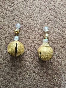 Christmas Tree Bells Decorations X 2