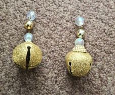 Christmas Tree Bells Decorations X 2