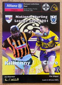 2001 Clare v Kilkenny - National Hurling League Semi Final Programme