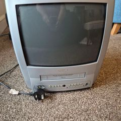 philips crt tv and vhs combi