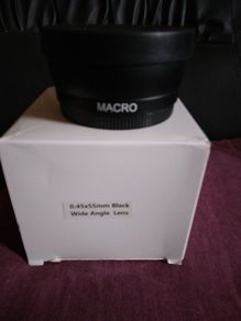 .45 wide angle lens adapter 55mm
