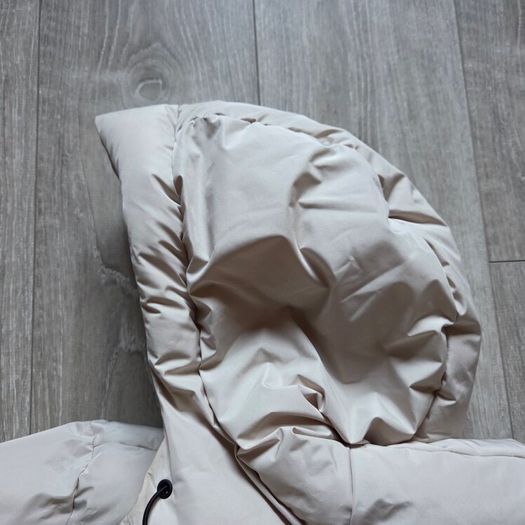 As new SUPERDRY Beige  Hooded Sports Puffer Jacket