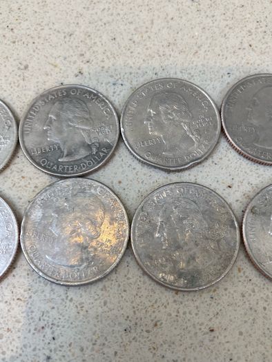 USA Quarter Dollars lot of 8