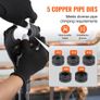 Copper Tube Fittings Hydraulic Pipe Crimping Tool, Pressing Plier with V12, V15, V18, V22, V28 Quick Change Jaws, 360 Rotatable Press Kit for Confined Spaces Tee Fittings Hydraulically Driven Image 6