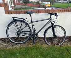 VICTORIA Bike Grey Medium Hybrid Bike