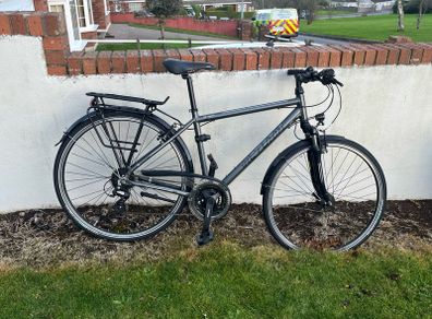 VICTORIA Bike Grey Medium Hybrid Bike