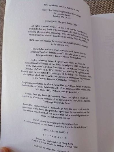Christmas the original story by Margaret Barker 2008 in good condition FREE STANDARD POSTAGE INCLUDED