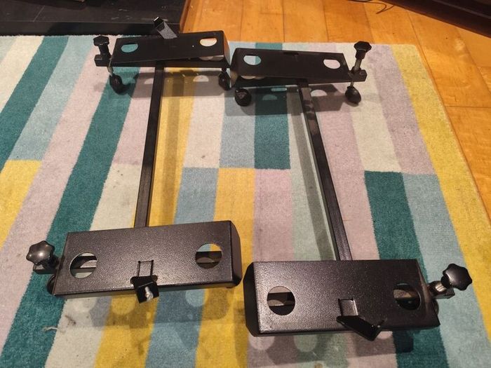 Quad ESL63 Speakers Boxed with stands