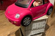 Mattel Barbie Volkswagen Beetle in hot pink