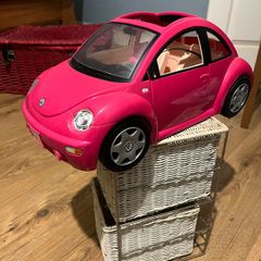 Mattel Barbie Volkswagen Beetle in hot pink