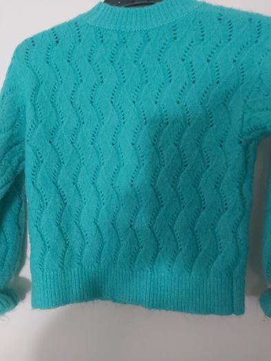 Green cardigan