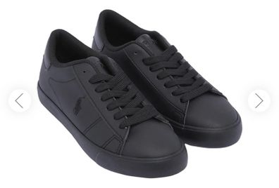 Boys triple black Pierce shoes from Ralph Lauren - sz 2.5