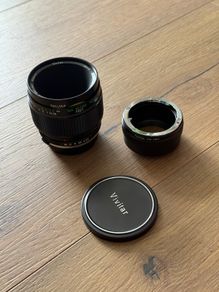 Vivitar 55mm f2.8 Macro OM + Sony E - Olympus OM Adapter
