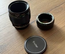 Vivitar 55mm f2.8 Macro OM + Sony E - Olympus OM Adapter