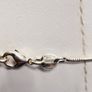 Sleek Sterling Silver Snake Chain with Pink Crystal Pendant Image 3