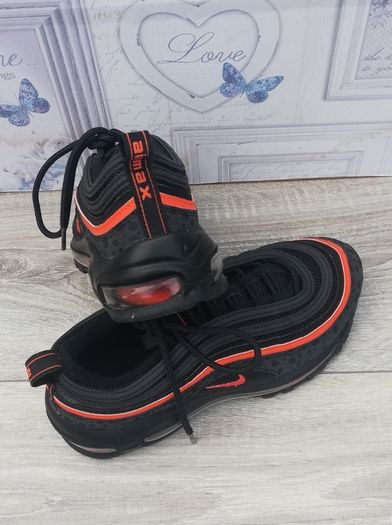 Nike air max 97 boys athletic trainers black size uk 4.. EUR 36.5