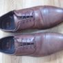 Mens brown leather shoes (Size 9) Image 2