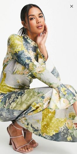 maxi vintage style dress