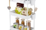 Brand New Ronlap Rolling Kitchen Cart with 3 levels,