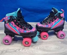 No Fear Kids Quad Roller Skates  UK1  EU33