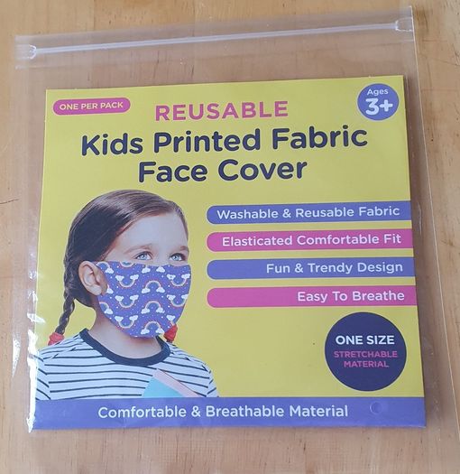 BNIP - A Reusable Childs Fabric Mask - #