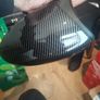 BMW e90 3series carbon and gloss Black mirror covers Image 3