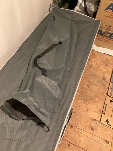Foldable camping bed