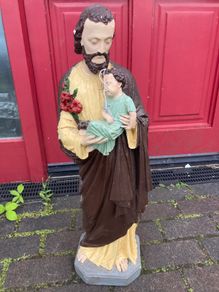 Large statue of st. Joseph free postage