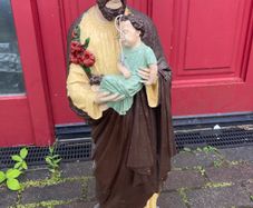 Large statue of st. Joseph free postage