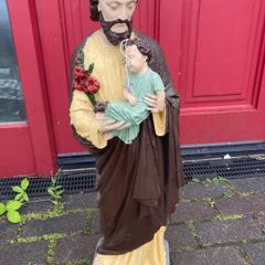 Large statue of st. Joseph free postage