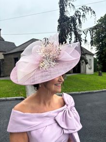 Mother of the Bride/Groom dress and hatinator