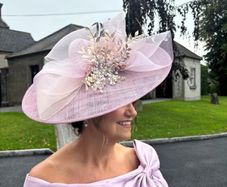 Mother of the Bride/Groom dress and hatinator