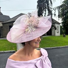 Mother of the Bride/Groom dress and hatinator