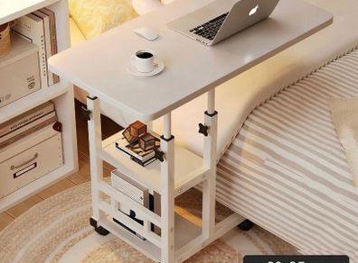 NEW Height Adjustable Overbed Table Over Bed Computer Desk