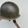 US WW2 McCord 1942 Fixed bale rear seam M1 helmet with Vietnam P64 liner Image 6