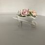 Royale Stratford Bone China Figurine Vintage Floral Wheelbarrow Image 3