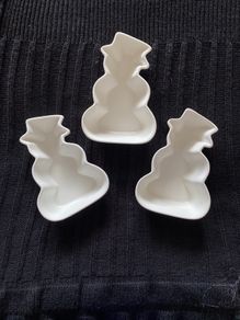 Newbridge Home - 3 Snowman Moulds/Dishes