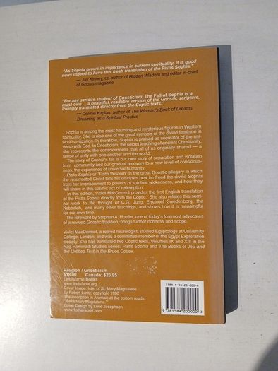The Fall of Sophia translated by Violet MacDermot
