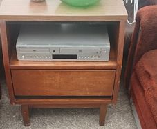 Retro 70s Record Player Stand